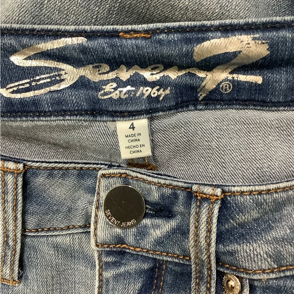 Seven7 Sunset Denim Bermuda Shorts - Picture 3 of 5